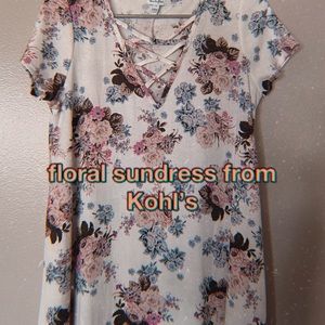 love, Fire floral dress from Kohl’s!